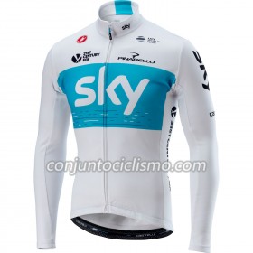 Maillot mangas largas 2018 Team Sky N001